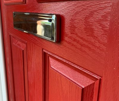 Door before Kolorbond paint.