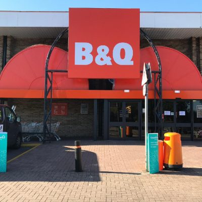 B&Q Exterior painted using Kolorbond paints.